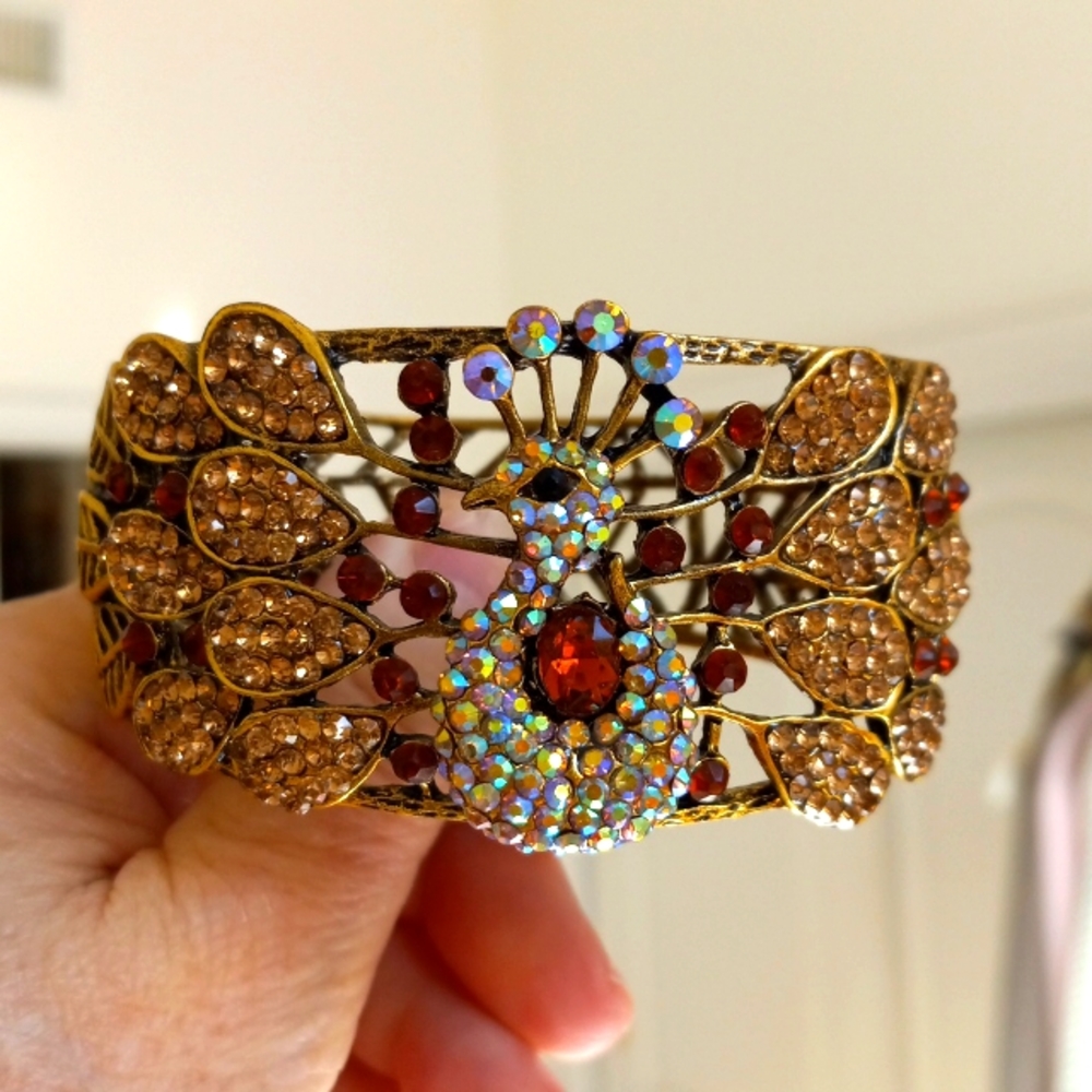 Off Park Collection Peacock Bangle - image 1